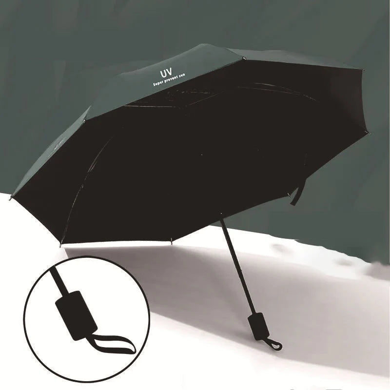 Custom 190T Pongee Umbrella with Logo | 100 MOQ Fully Automatic