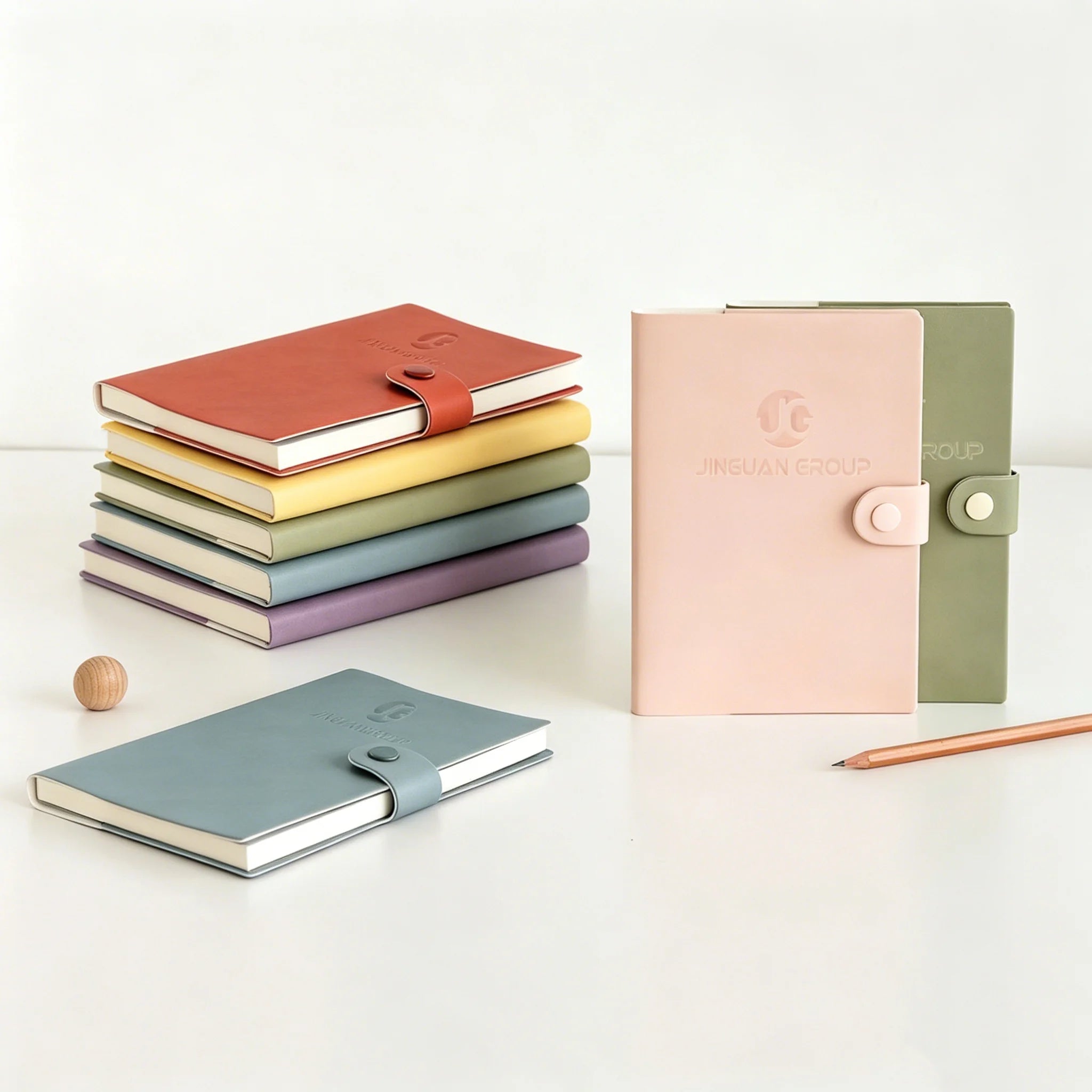 Custom Embossed PU Notebook | 336 Sheets | 500-Piece MOQ