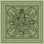 100% Mulberry Silk Square Scarf | 65x65cm | Custom Print | 14-18 Momme