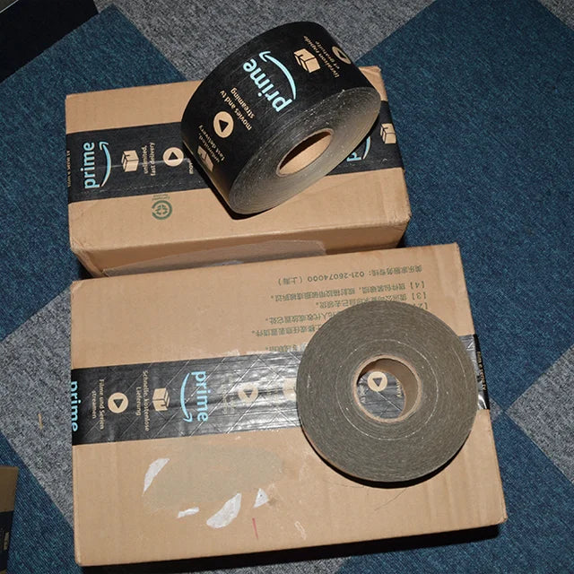 Custom Reinforced Kraft Packing Tape with Logo | 500 MOQ, Fiberglass, High Strength