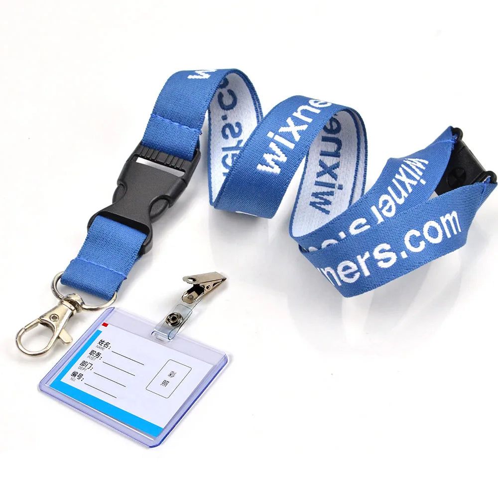 Wholesale Custom Printed Polyester Phone Lanyard with Breakaway Buckle