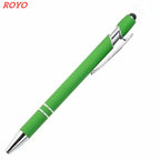 Custom Metal Stylus Pen with Logo | 2-in-1 Ballpoint MOQ 100