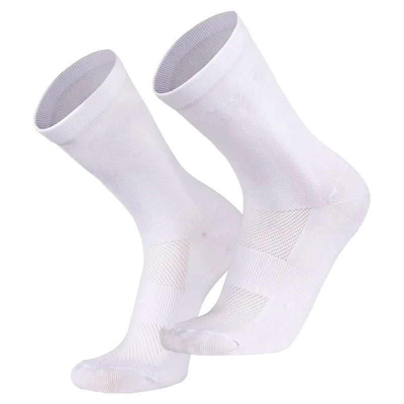 Custom Logo Cycling Socks Nylon Spandex | MOQ 100 pcs