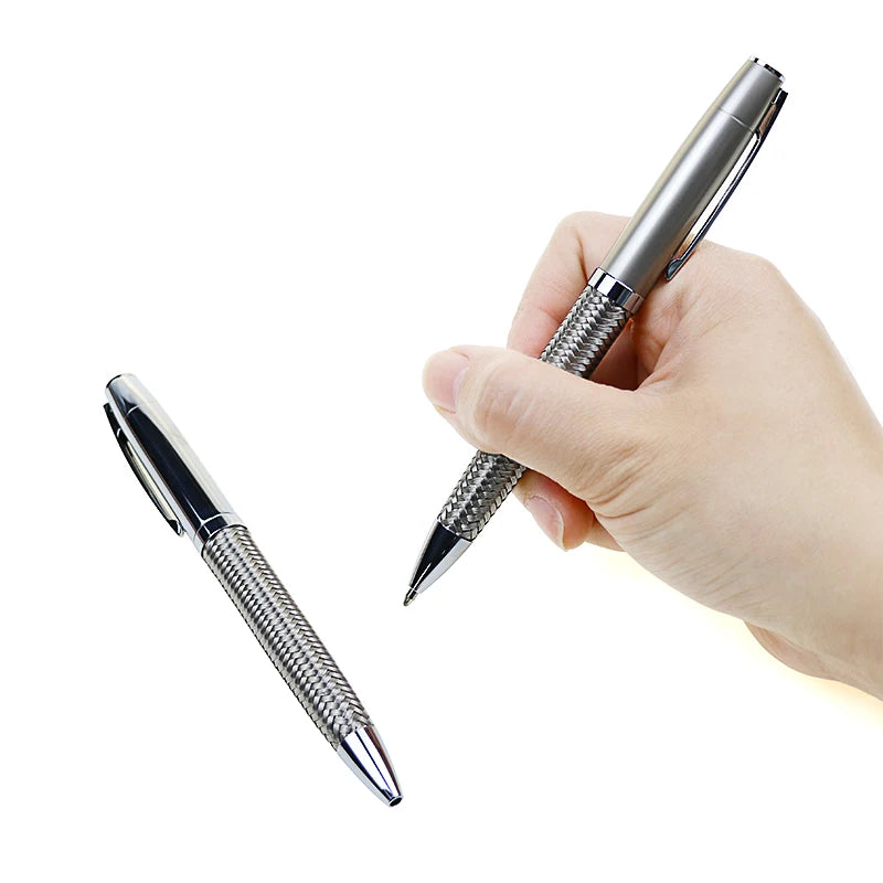 Stainless Steel Promotional Pens: 500 MOQ, 25-Day Lead, 1.0mm | Laser Engraved Ballpoint Gifts