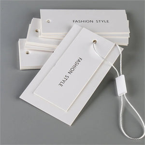 Custom Hang Tags for Clothing | MOQ 100 | ISO & OEKO-TEX