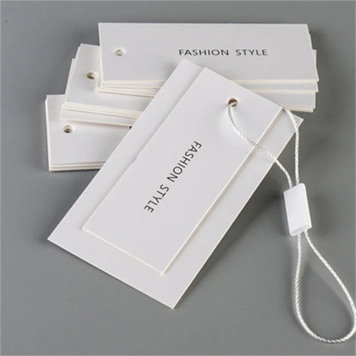 Custom Hang Tags for Clothing | MOQ 100 | ISO & OEKO-TEX