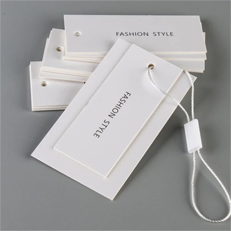 Custom Hang Tags for Clothing | MOQ 100 | ISO & OEKO-TEX