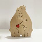 Personalized Wooden Bear Puzzle | FSC-Certified Custom Engraved Gift | Bulk Corporate