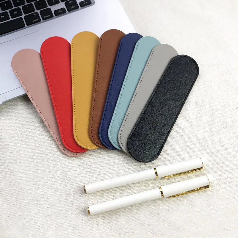 Custom PU Leather Pen Sleeve with Logo | 300 MOQ | 7-Day