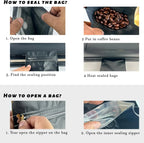 Aluminum Foil Coffee Bags | 10,000 Pcs MOQ, Barrier Protection | Food-Grade