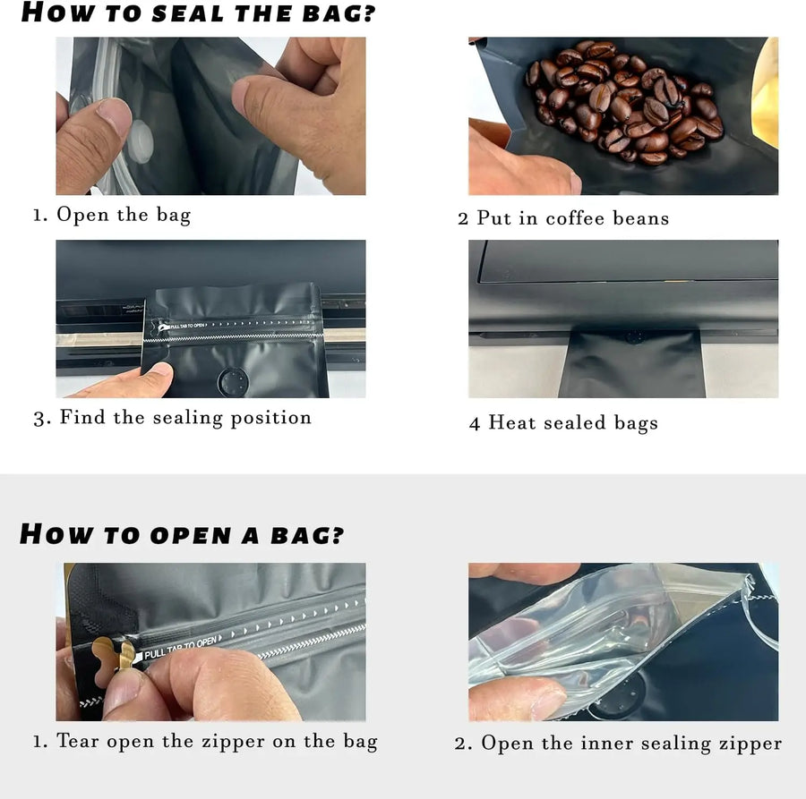 Aluminum Foil Coffee Bags | 10,000 Pcs MOQ, Barrier Protection | Food-Grade