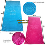 Embossed Jacquard Beach Towel with Logo – Custom Cotton Bath Towels for Sports, Gym & Beach