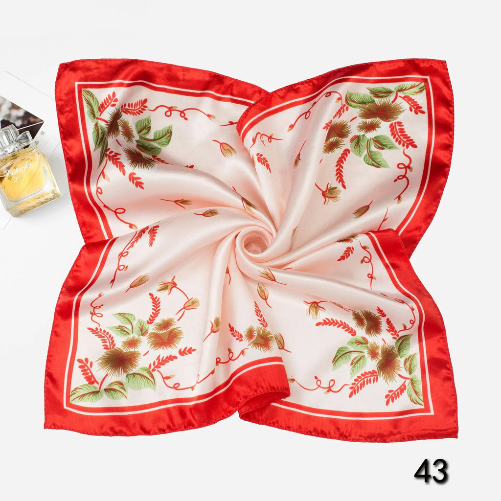 Personalized Silk Satin Scarves | 2-Piece MOQ & 3-7 Day Lead Time | 46 Colors | OEM Manufacture