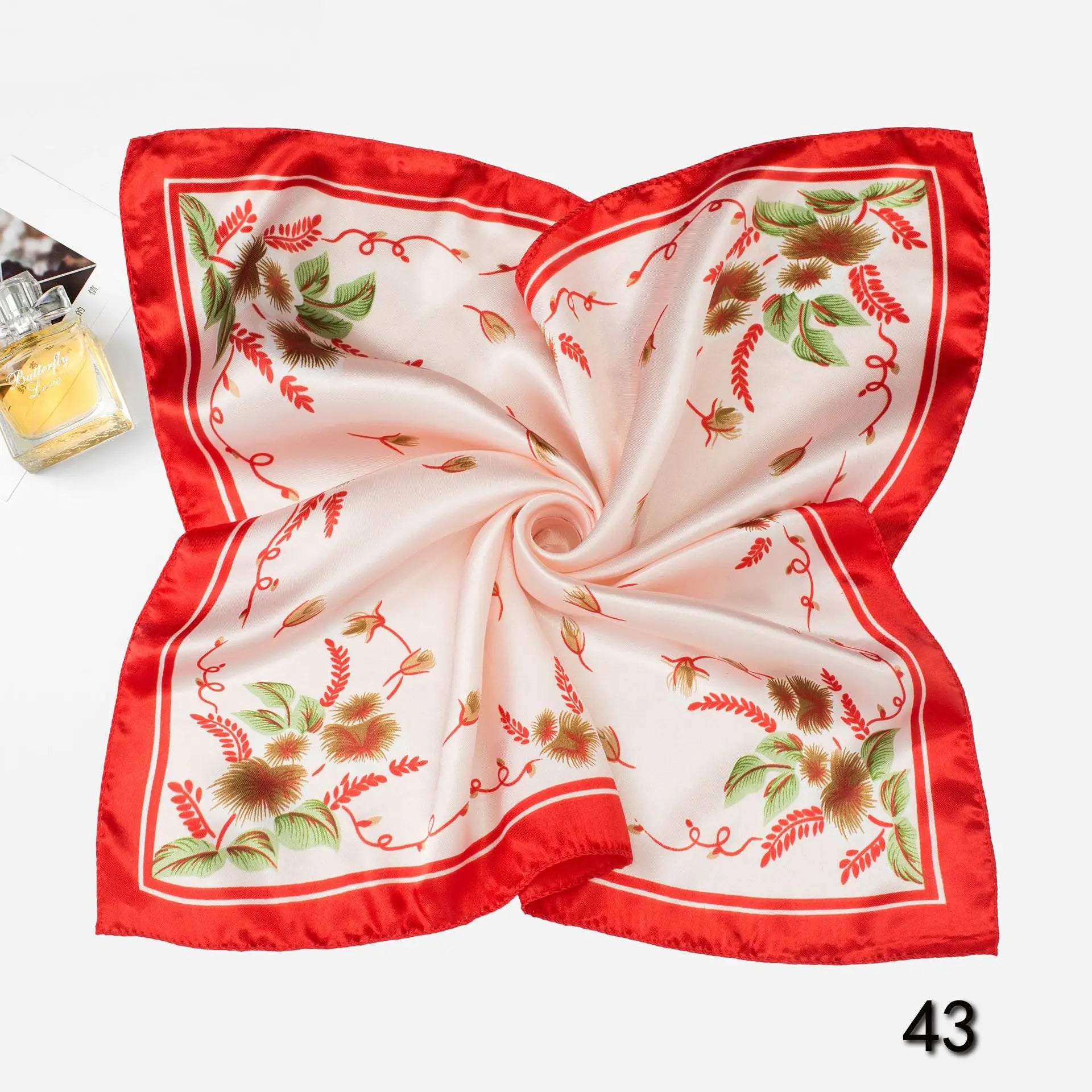 Personalized Silk Satin Scarves | 2-Piece MOQ & 3-7 Day Lead Time | 46 Colors | OEM Manufacture