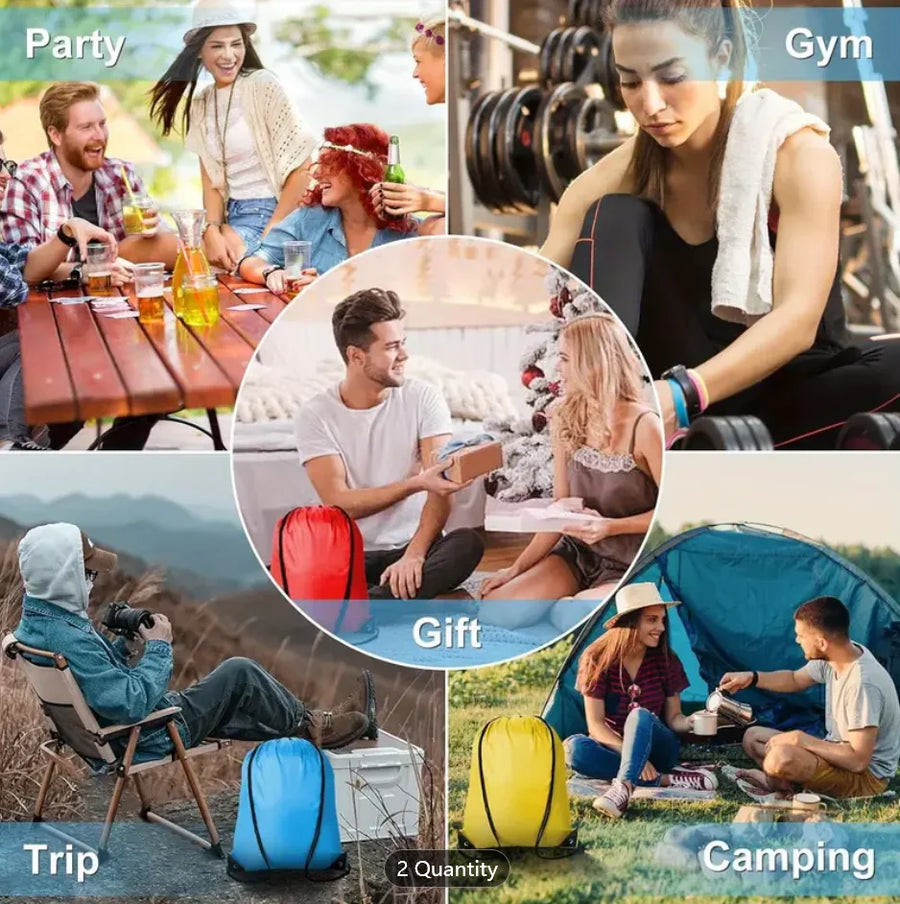 Everyday Drawstring Backpack for Teams, Campaigns and Outdoor Use