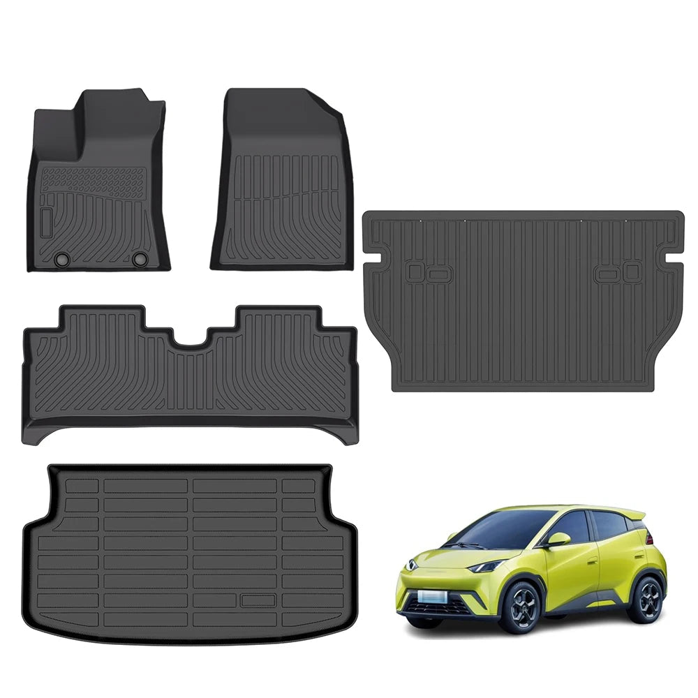 BYD Seagull Rear Seat Back Protector & Cargo Tray Mat Set (2023-2025)