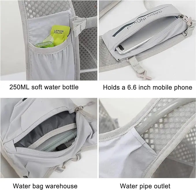 Custom Recycled Polyester Hydration Bag Pack | 3D Mesh Running Vest | Eco Friendly Custom Tote Bags Wholesale Sourcing