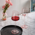 Pink Champagne Glasses | Flamingo Style Wine Goblets