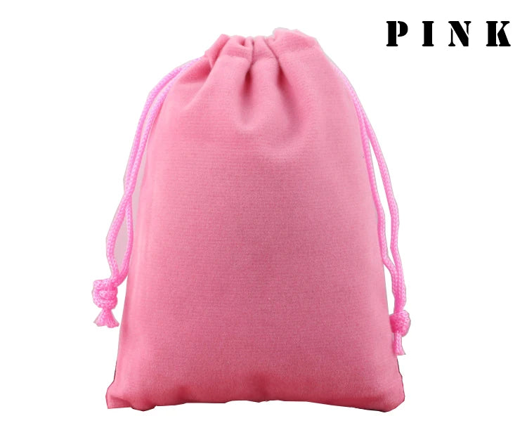 Custom Velvet Drawstring Pouch for Jewelry | Hot Stamping & Low MOQ 100
