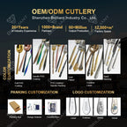 Luxury Gold Flatware Set — 18/0 Steel, 7-Day Lead, 6 Colors