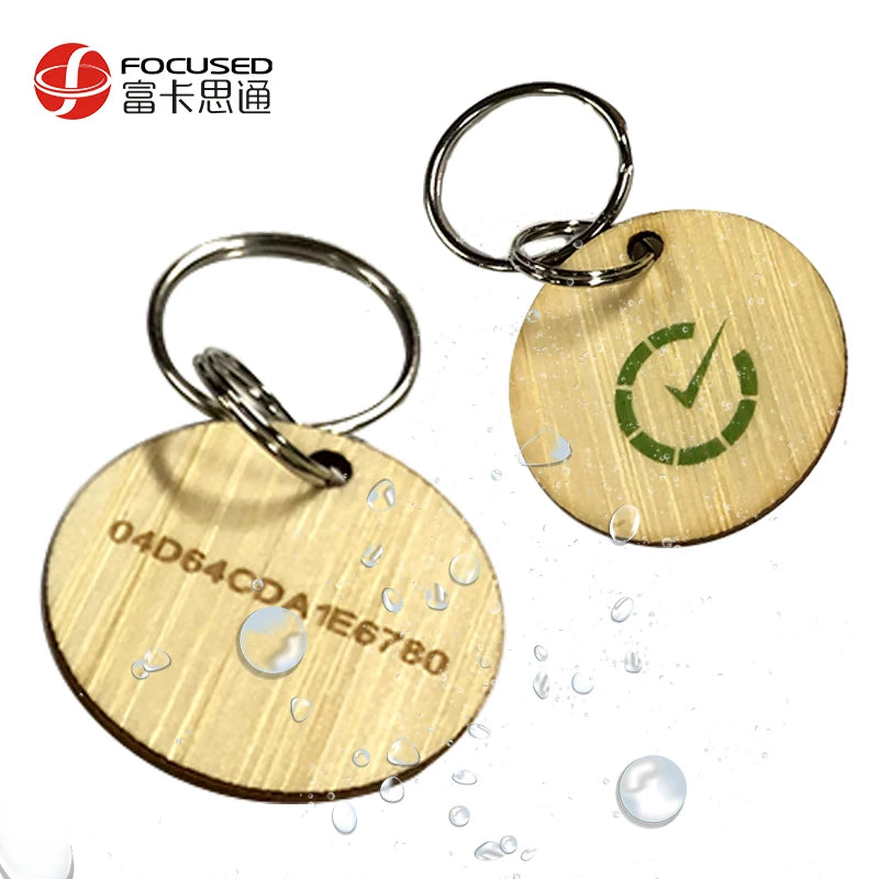 Eco-Friendly RFID Wood Cards | 13.56 MHz | Laser Engraved | 100 MOQ | Hotel, Gift