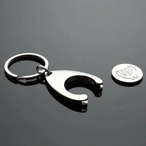 Custom Shopping Cart Token Keychain | 100 MOQ | 12-Day Lead