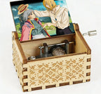 Wooden Hand-Cranked Music Box | Howl's Moving Castle | 10 MOQ | Custom