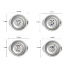 304 Stainless Steel Kids Plate — 100 MOQ, Divided Animal Shape