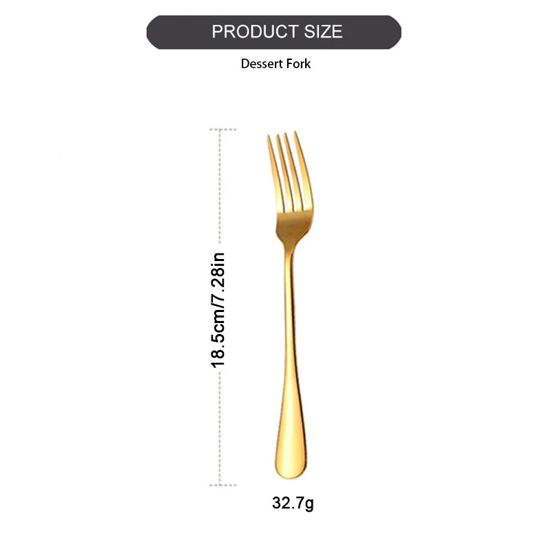 Custom Luxury Flatware Set with Logo | 300 MOQ | 7-Day Lead