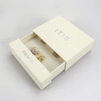 Custom Minimalist Cardboard Jewelry Box with Embossing | MOQ 500