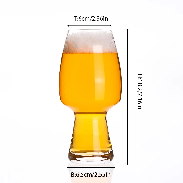 Custom Hand Blown Crystal Beer Mugs Wholesale | Logo Pint Glasses 48 MOQ