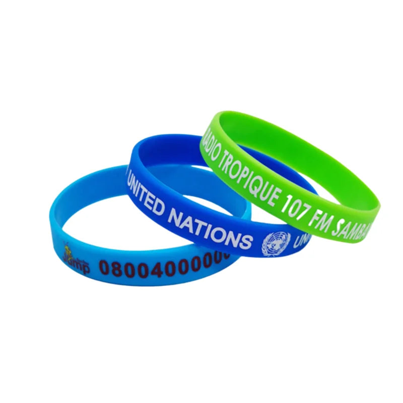 Custom Waterproof Silicone Wristbands | No Minimum MOQ Folk Art Event