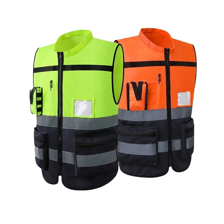 Custom ANSI Class 2 Safety Vests with Logo – 100 pc MOQ