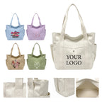 Custom Canvas Tote Bags with Logo – 50 MOQ, 7-15 Day Lead