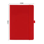 A5 PU Leather Notebook with Elastic Band and Pen Holder for Office, Meetings and Custom Logo