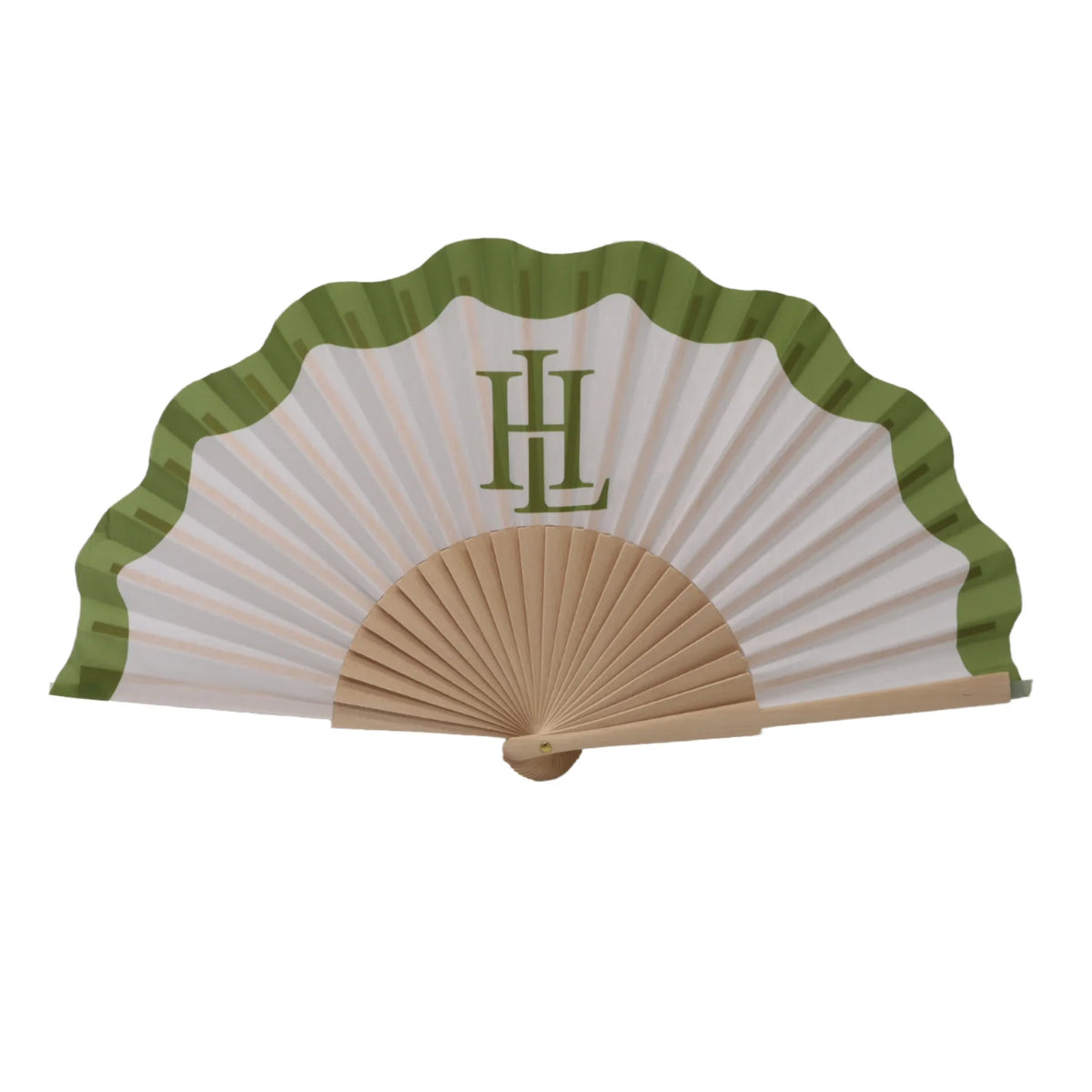 Custom Logo Bamboo Folding Hand Fan for Wedding and Holiday Gifts