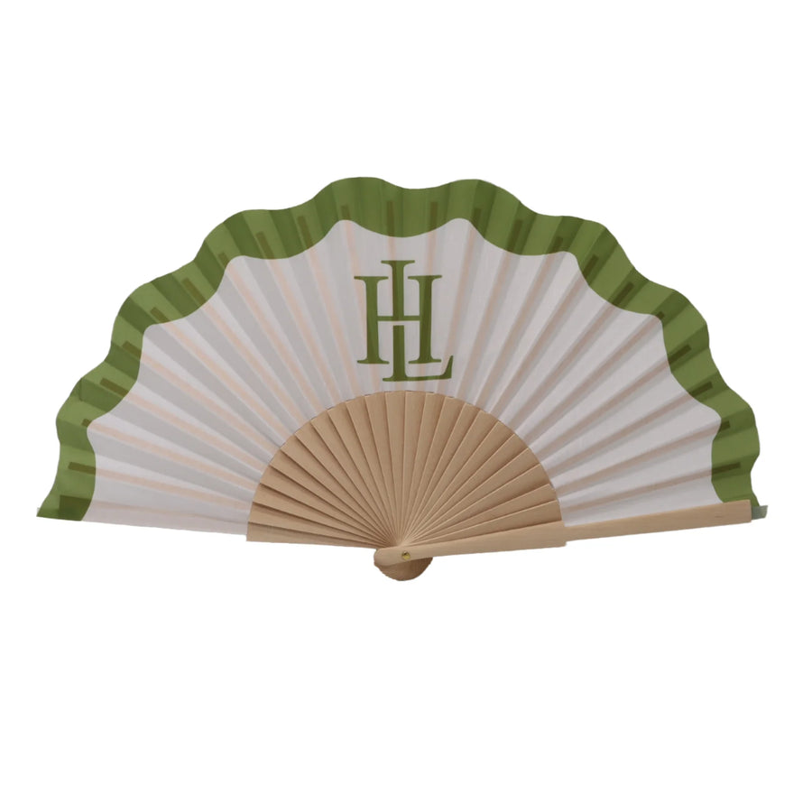 Custom Logo Bamboo Folding Hand Fan for Wedding and Holiday Gifts