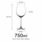 Vintage Crystal Wine Glasses: 500 MOQ, 14-Day Lead, LFGB Certified | Custom 500-1000ml Goblets