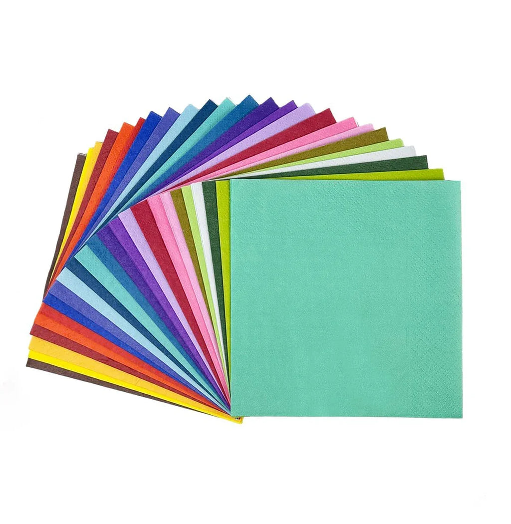 Personalized Scalloped Napkins | Custom Name/Date, 50,000 Pcs MOQ