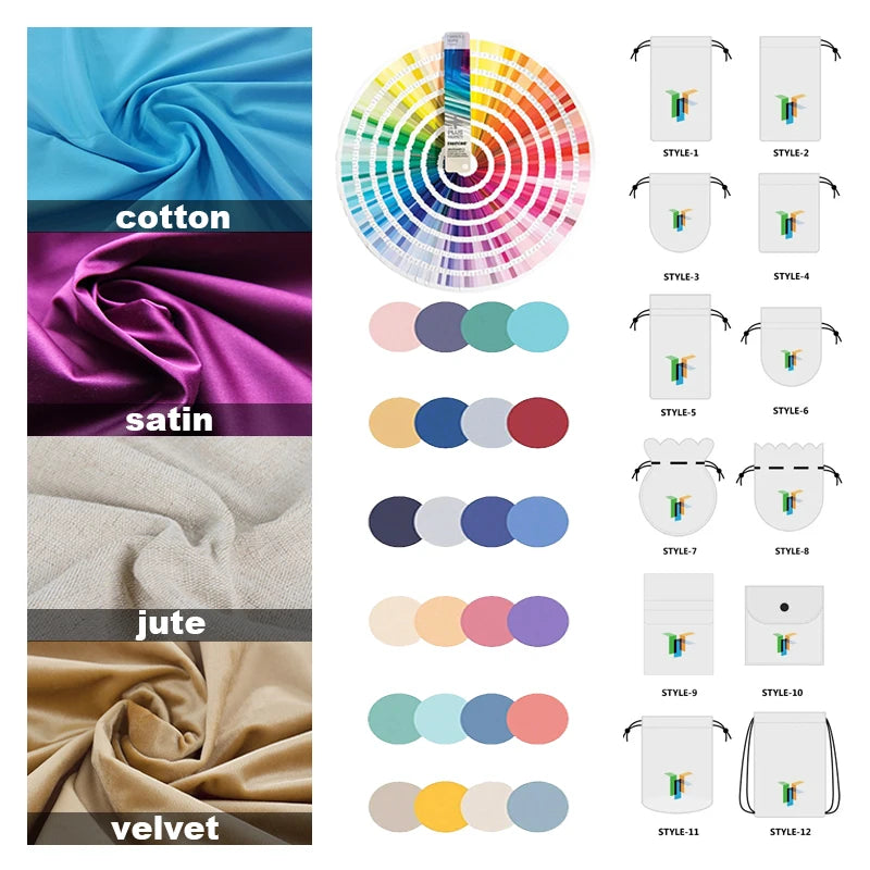 Custom Velvet Drawstring Pouch for Jewelry | Hot Stamping & Low MOQ 100