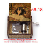 Wooden Hand-Cranked Music Box | Howl's Moving Castle | 10 MOQ | Custom