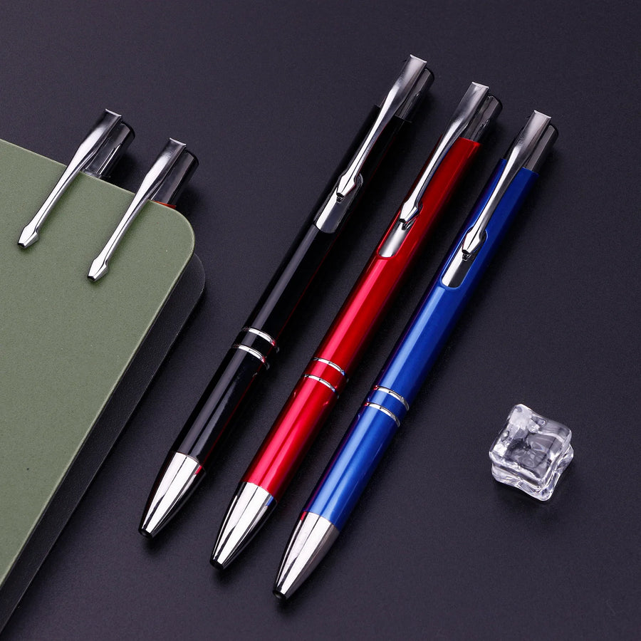 Custom Metal Ballpoint Pens: 100 MOQ, 20-Day Lead, 1.0mm | Personalized Logo Promotional Gifts
