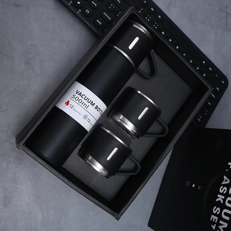 Stainless Steel Thermal Mug Set | 500ml | 7-Day Lead Time | 100 MOQ
