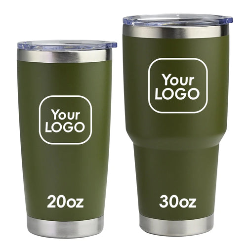 Custom 20oz 30oz Tumbler | 50 Pcs MOQ Double Wall Insulated Travel Mug