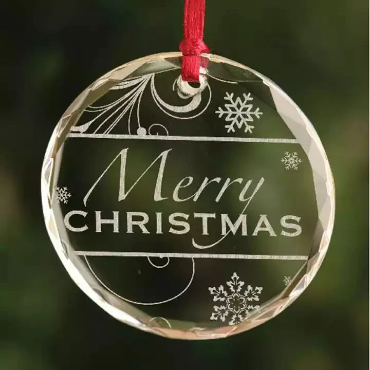 K9 Crystal Ornaments 50 pcs | Custom Logo Christmas