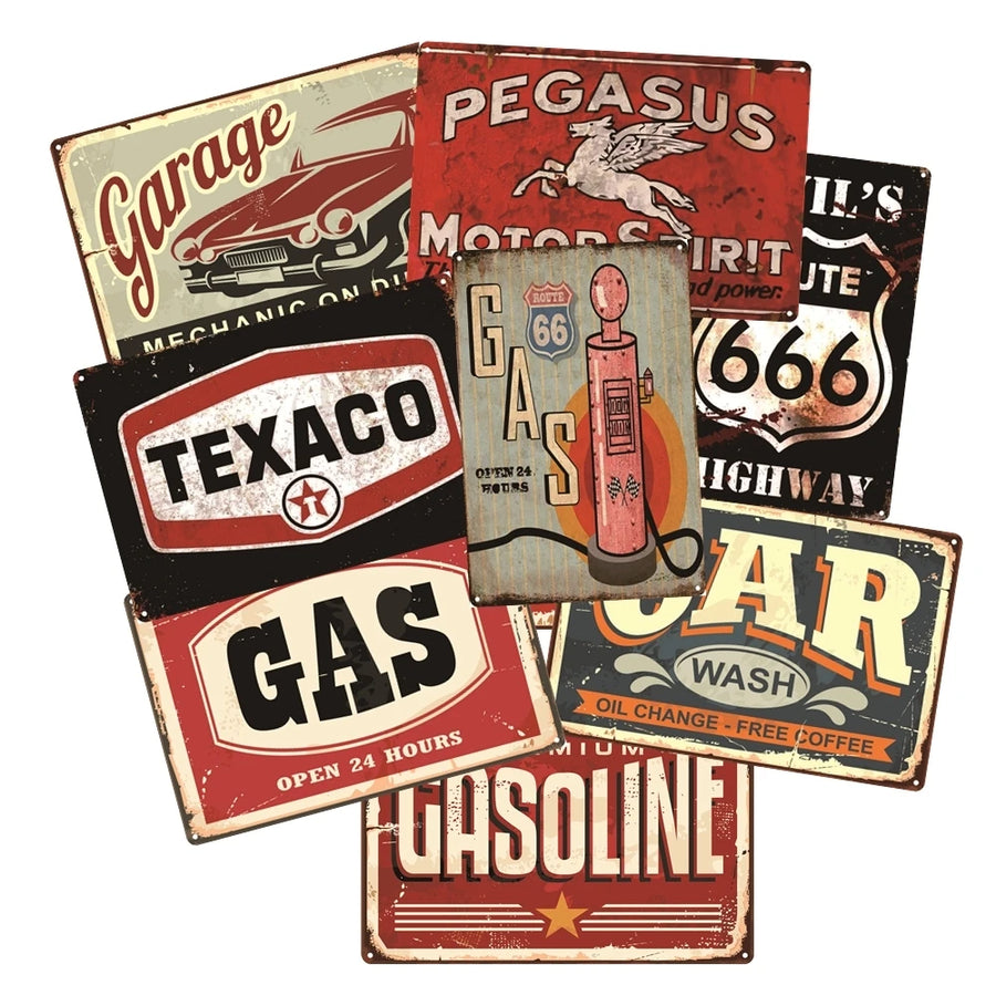 Custom Embossed Metal Sign 50pcs MOQ | Silk Screen, 6 Materials, Vintage Bar Wall Decor