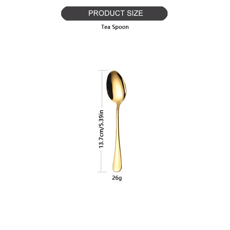 Custom Luxury Flatware Set with Logo | 300 MOQ | 7-Day Lead