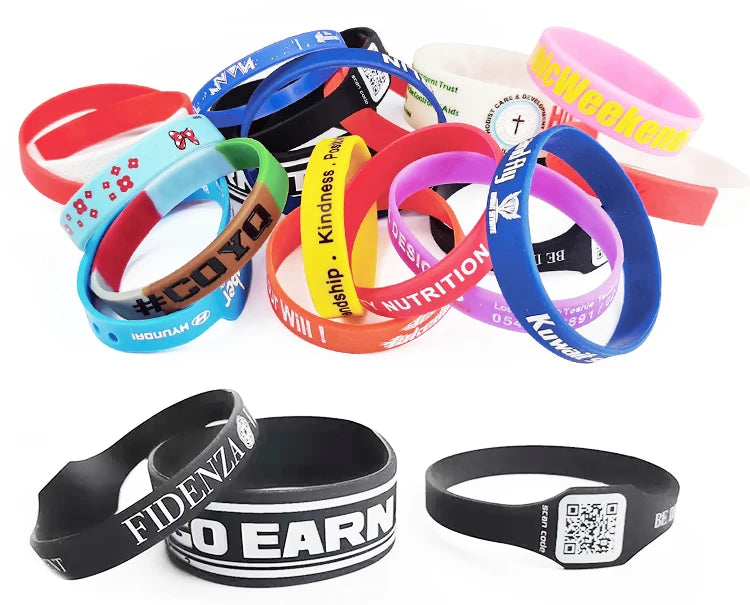 Custom Silicone Wristband | 100% Silicone | Custom Logo | 100 MOQ | Kids Events