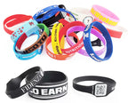 Custom Silicone Wristband | 100% Silicone | Custom Logo | 100 MOQ | Kids Events