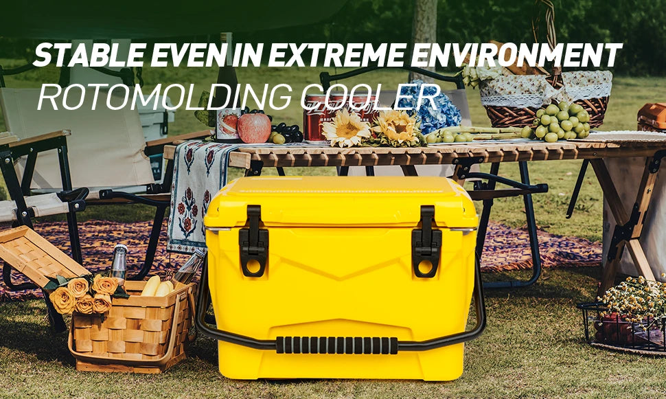 Custom 20QT Rotomolded Cooler: LLDPE, 3-5 Day Ice, Food-Grade PE | Camping Ice Box